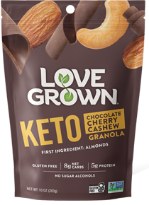 Love Grown Keto Granola Chocolate Cherry Cashew